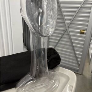 Clear Acrylic Display Head Stand